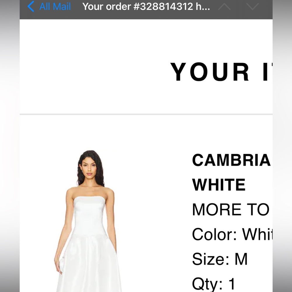 Cambria strapless dress revolve - Picture 2 of 4